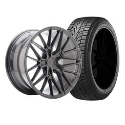 Complete wheel set of JR38 Hypergrey Winter tyres