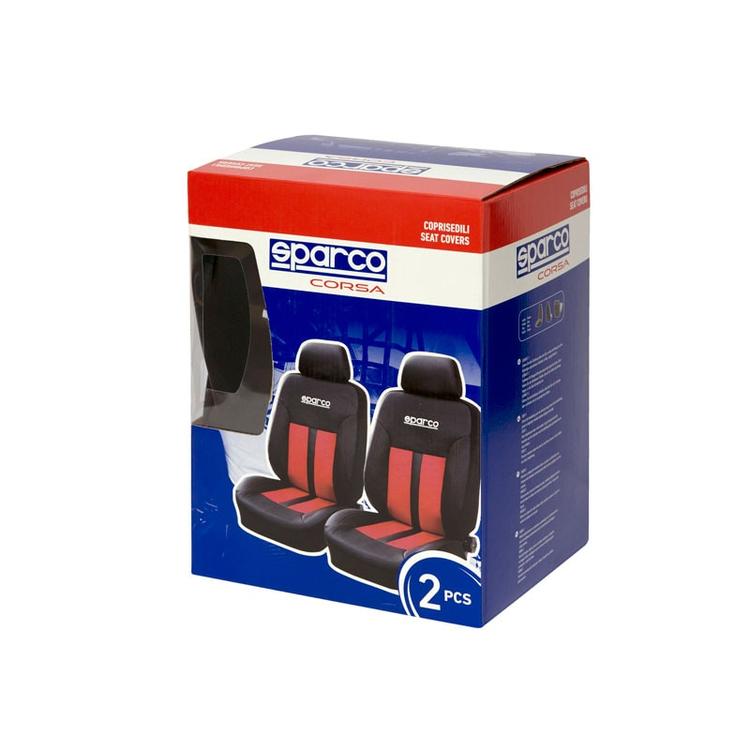 Sparco bilklädsel Svart/röd