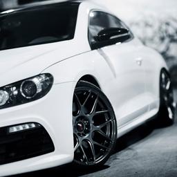 Monterade Fälgar JR18 Hyperblack VW Scirocco