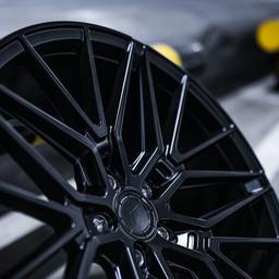 JR38 Mattsvart Fälgpaket