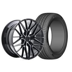 JR38 Blackpolish Fälgpaket Sommar