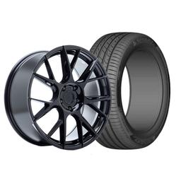 JR42 Blanksvart Fälgpaket Sommar