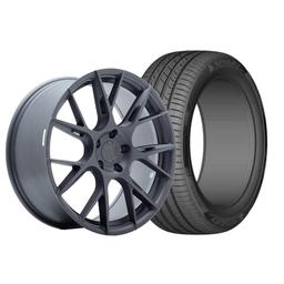 JR42 Gunmetal Fälgpaket Sommar