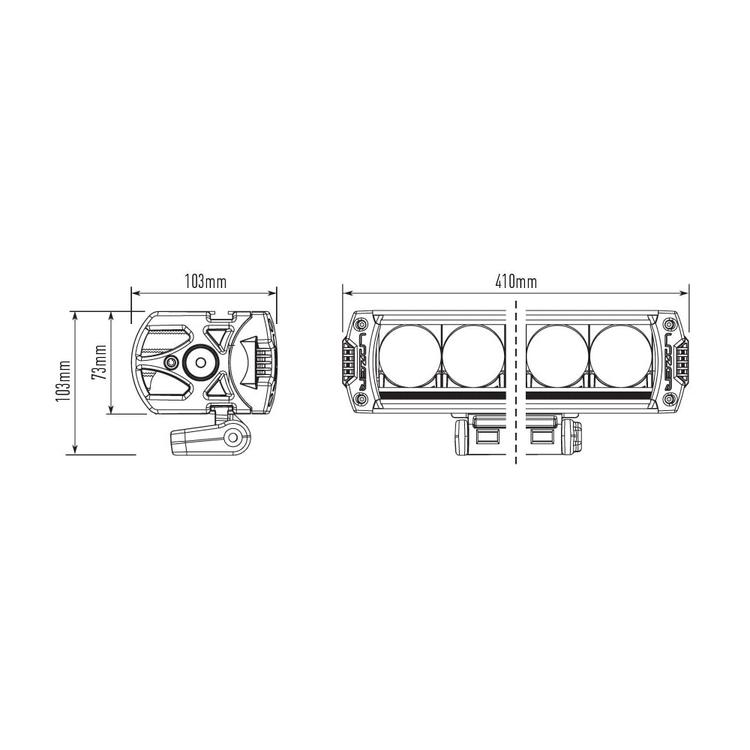 LED-ramp Lazer Triple-R 1000 Elite-3 40cm (Spot)