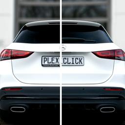 Plexiclick genomskinlig skylthållare