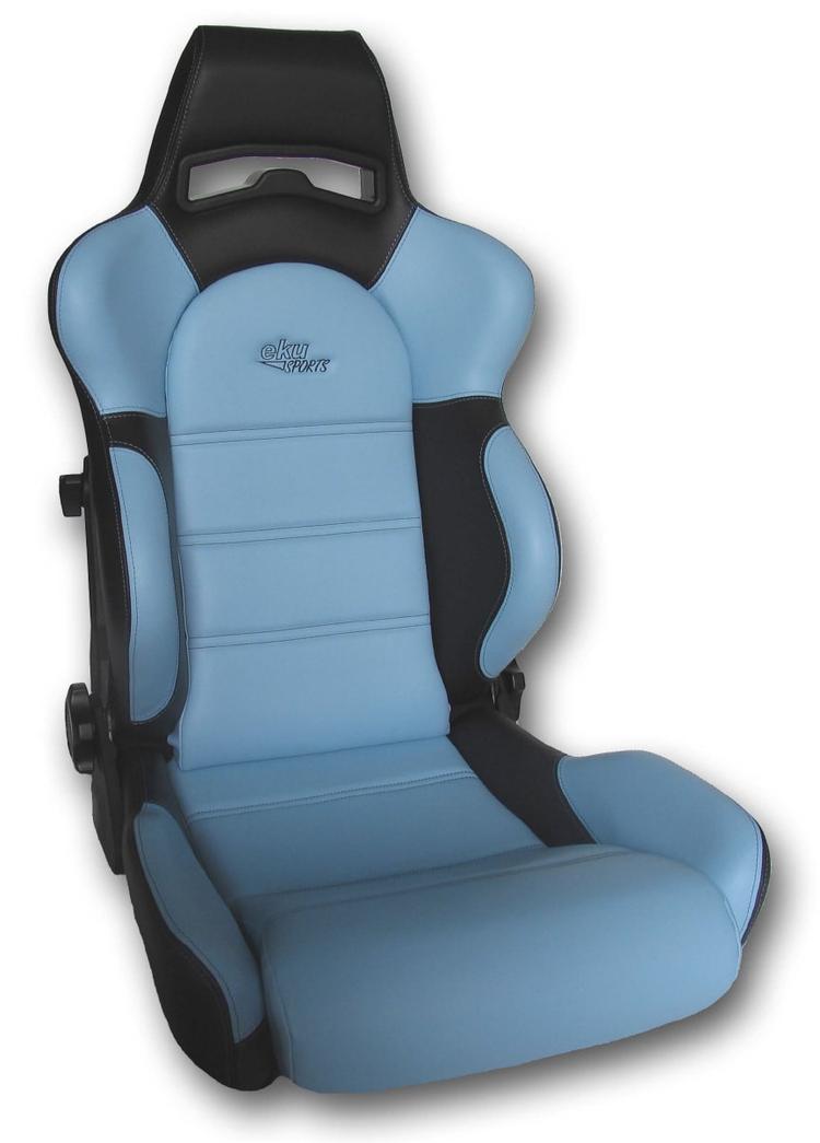 Sportti penkki nahka sininen/Musta