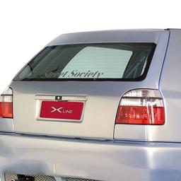 Rear window spoiler