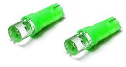 LED T5 Vihreä (W2x4,6D) - SC