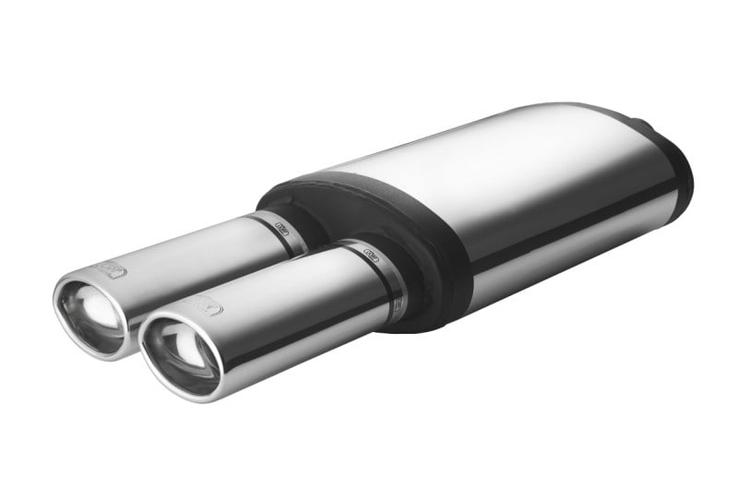 Slutdämpare dubbel 2x95x65mm