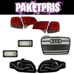 Lamppupaketti hinta Audi A4 B7 Sedan