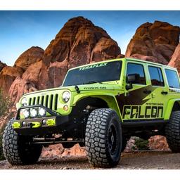 Bakre höger nitro-stötdämpare TeraFlex Falcon Series SP2 3.1 Piggyback höjning 3-4,5 tum för Jeep Wrangler JK 4-dörrars 2007-2018 - 3