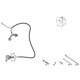 Elkabelsats för dragkroksmottagare 7 PIN HAK-System Nissan Navara D40 2005-2015