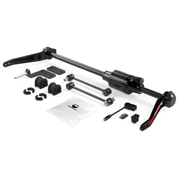 Främre Dual-Rate pneumatisk krängningshämmare TeraFlex för Jeep Wrangler JL 2-dörrars 2018- och Jeep Wrangler JL 4-dörrars 2018- m.fl.