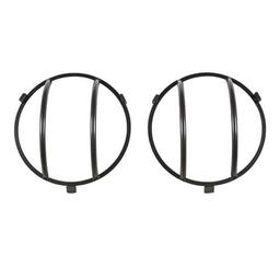 Skydd till främre strålkastare steel black Smittybilt Jeep Wrangler JK 4-dörrars 2007-2018; Jeep Wrangler JK 2-dörrars 2007-2018