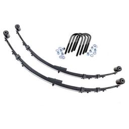 Bakre bladfjädrar med U-bultar Rough Country höjning 4 tum för Jeep Wrangler YJ 1987-1995