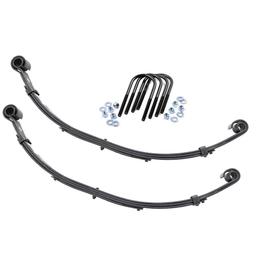 Bakre bladfjädrar med U-bultar Rough Country höjning 4 tum för Jeep CJ 1971-1986 och Jeep Scrambler (CJ-8) 1981-1986