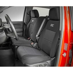 Sätesöverdragssats i neopren svart Silverado 1500 2019-2024 - 2