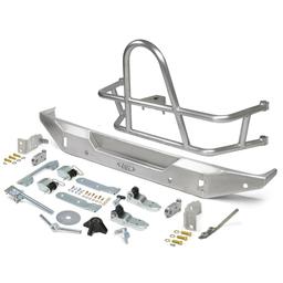Bakre aluminium stötfångare med tyre carrier GenRight Jeep Wrangler JK 4-dörrars 2007-2018, Jeep Wrangler JK 2-dörrars 2007-2018