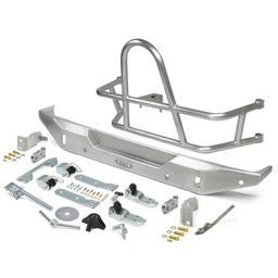 Bakre aluminium stötfångare med tyre carrier GenRight Jeep Wrangler JL 4-dörrars 2018-nu, Jeep Wrangler JL 2-dörrars 2018-nu