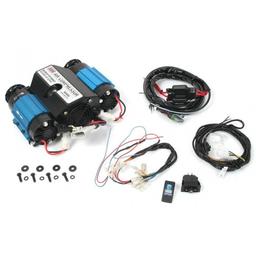 Fast monterad luftkompressor med dubbla motorer CKMTA12 12V universal - 2