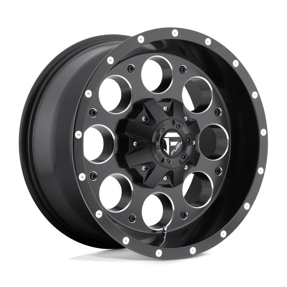 Fälg D525 REVOLVER Matte Black Milled 17x9 ET1