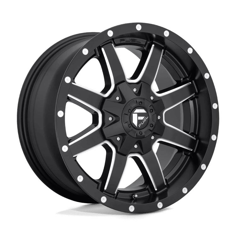 Fälg D538 Maverick Matte Black Milled 17x8.5 ET25