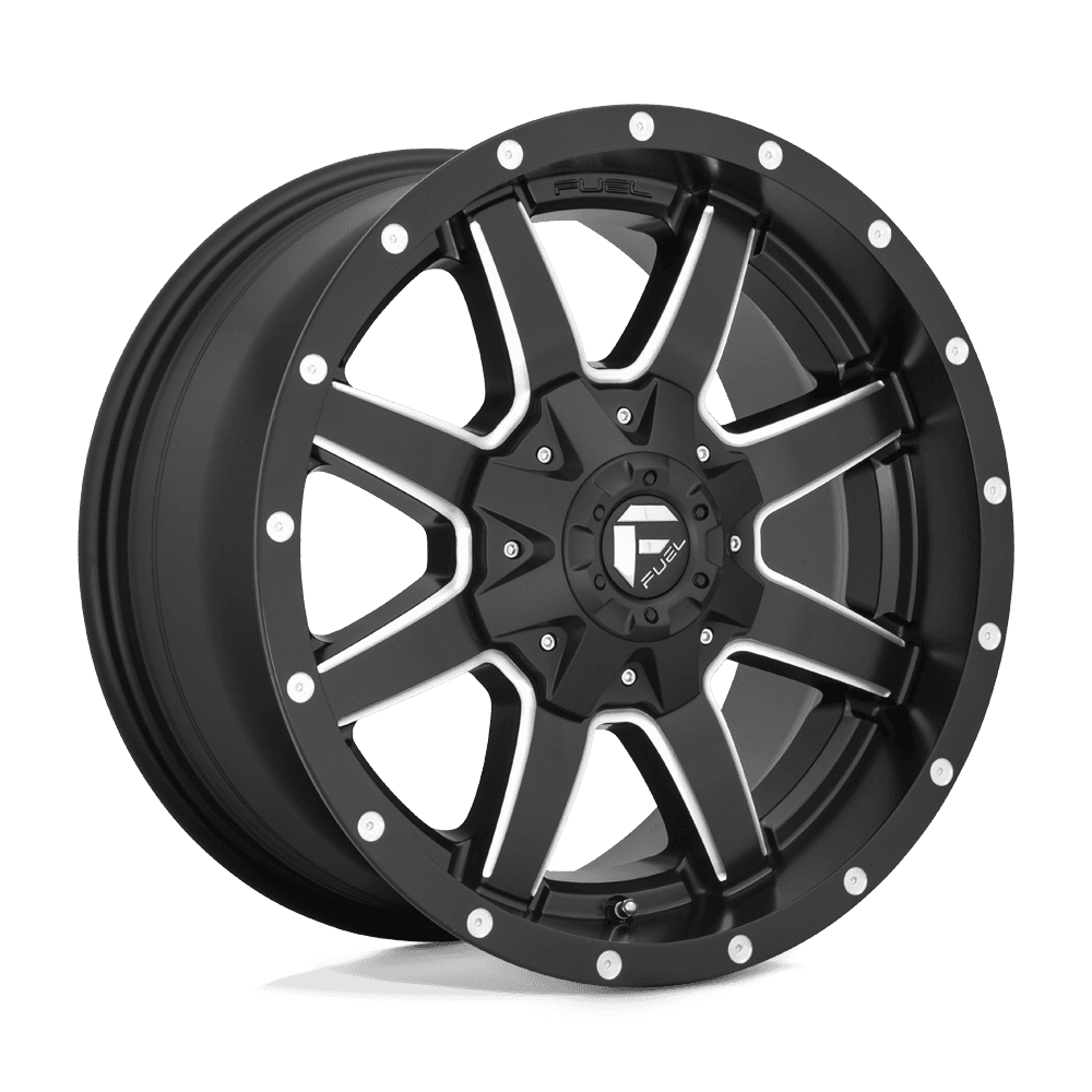 Fälg D538 MAVERICK Matte Black Milled 18x9 ET1