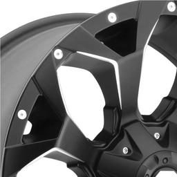 Fälg D546 Assault Matte Black Milled 17x8.5 ET25 - 2