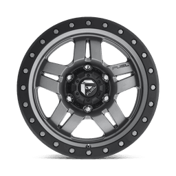 Fälg D558 ANZA Matte Gun Metal Black Bead Ring 16x8 ET1 - 2