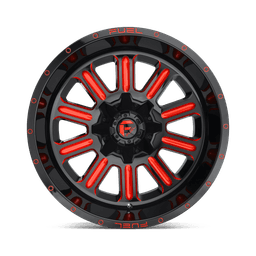 Fälg D621 HARDLINE Gloss Black W/ Red Tint 20x10.0 ET-18 - 2