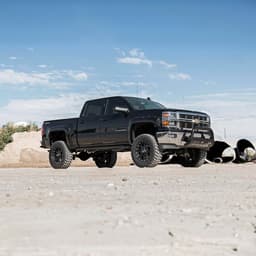 Främre och bakre skärmbreddare Rough Country Pocket Chevrolet Silverado 1500 2014-2019; Chevrolet Silverado 2500 2015-2019 - 3