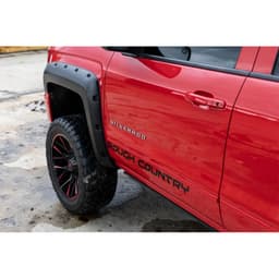 Främre och bakre skärmbreddare Rough Country Pocket Chevrolet Silverado 1500 2014-2019; Chevrolet Silverado 2500 2015-2019 - 10
