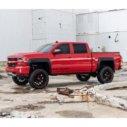 Främre och bakre skärmbreddare Rough Country Pocket Chevrolet Silverado 1500 2014-2019; Chevrolet Silverado 2500 2015-2019 - 6