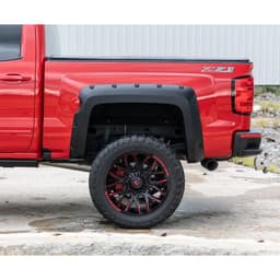 Främre och bakre skärmbreddare Rough Country Pocket Chevrolet Silverado 1500 2014-2019; Chevrolet Silverado 2500 2015-2019 - 8