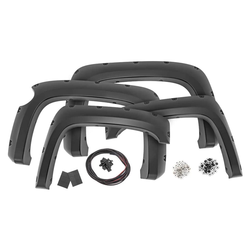 Främre och bakre skärmbreddare Rough Country Pocket Chevrolet Silverado 1500 2007-2013