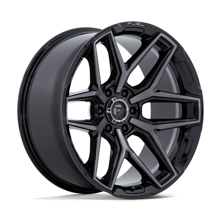 Fälg FLUX Gloss Black Brush Fc Gray Ddt 18x9 ET20
