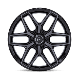 Fälg FLUX Gloss Black Brush Fc Gray Ddt 20x9 ET20 - 3