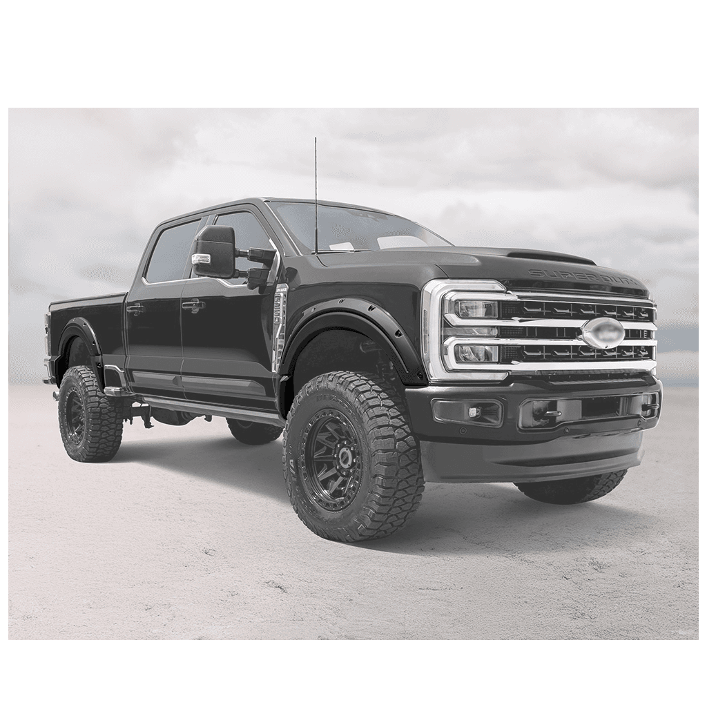 Främre och bakre skärmbreddare Air Design Super Bolt super crew cab 6,75' Ford F250 2023-present; Ford F350 2023-present