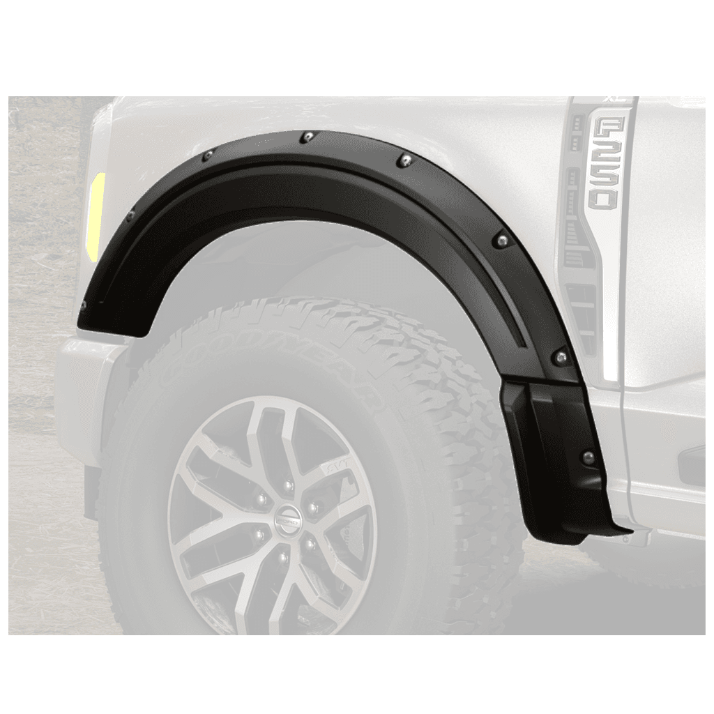 Främre och bakre skärmbreddare Air Design Super Bolt super cab 8' Ford F250 2023-present; Ford F350 2023-present