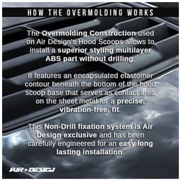 Motorhuvsintag AIR DESIGN Chevrolet Silverado 1500 2019-2024 - 7