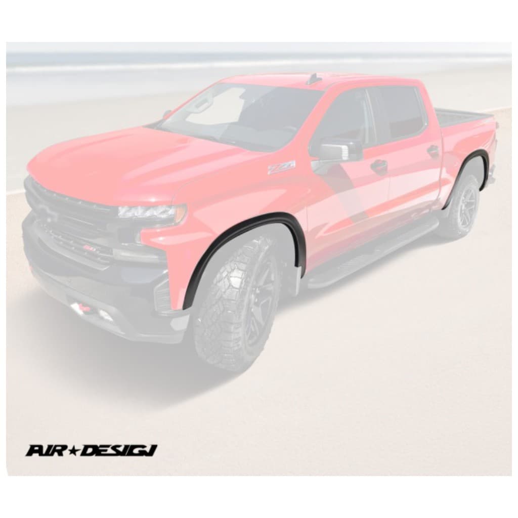 Främre och bakre skärmbreddare Air Design OE Style Chevrolet Silverado 1500 2019-2024; Chevrolet Silverado 1500 2025-present