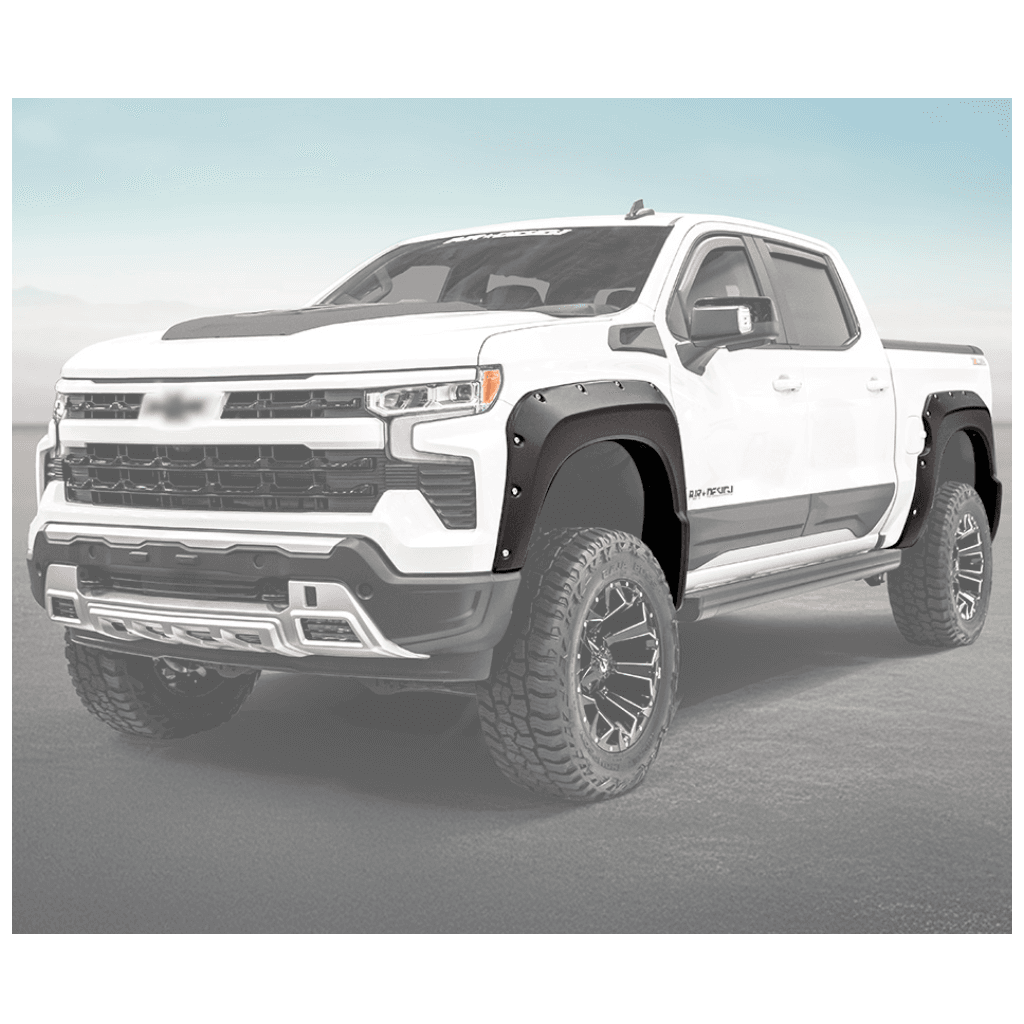 Främre och bakre skärmbreddare Air Design Super Bolt Chevrolet Silverado 1500 2025-present; Chevrolet Silverado 1500 2022-2024