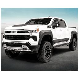 Främre och bakre skärmbreddare Air Design Super Bolt Chevrolet Silverado 1500 2025-present; Chevrolet Silverado 1500 2022-2024 - 2