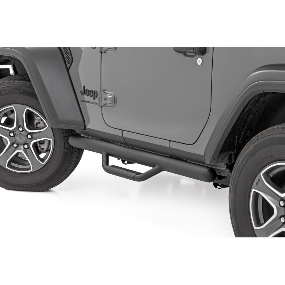 Sidesteps svart Rough Country