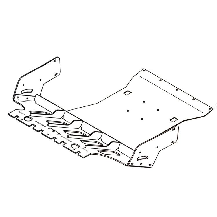 Aluminium främre hasplåt Heavy Duty MAER Mercedes Sprinter II (W906) 2006-2019
