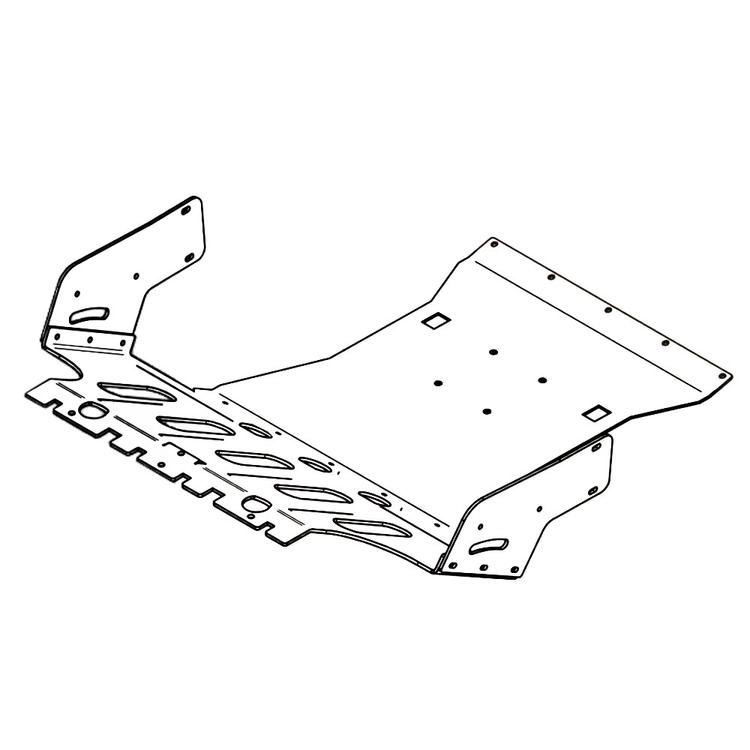 Aluminium främre hasplåt MAER Mercedes Sprinter II (W906) 2006-2019
