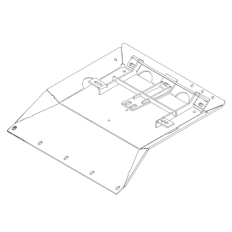 Aluminium transfer box hasplåt Heavy Duty MAER Sprinter III (W907-W910) 2018-2021