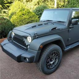 Motorhuv i stål Avenger OFD OFFROAD FABRICATION Jeep Wrangler JK 4-dörrars 2007-2018 - 5