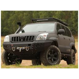 Aluminium hasplåt kit Diesel for MOZ001 stötfångare MorE 4x4 Toyota Prado 120 series 2002-2009 - 6