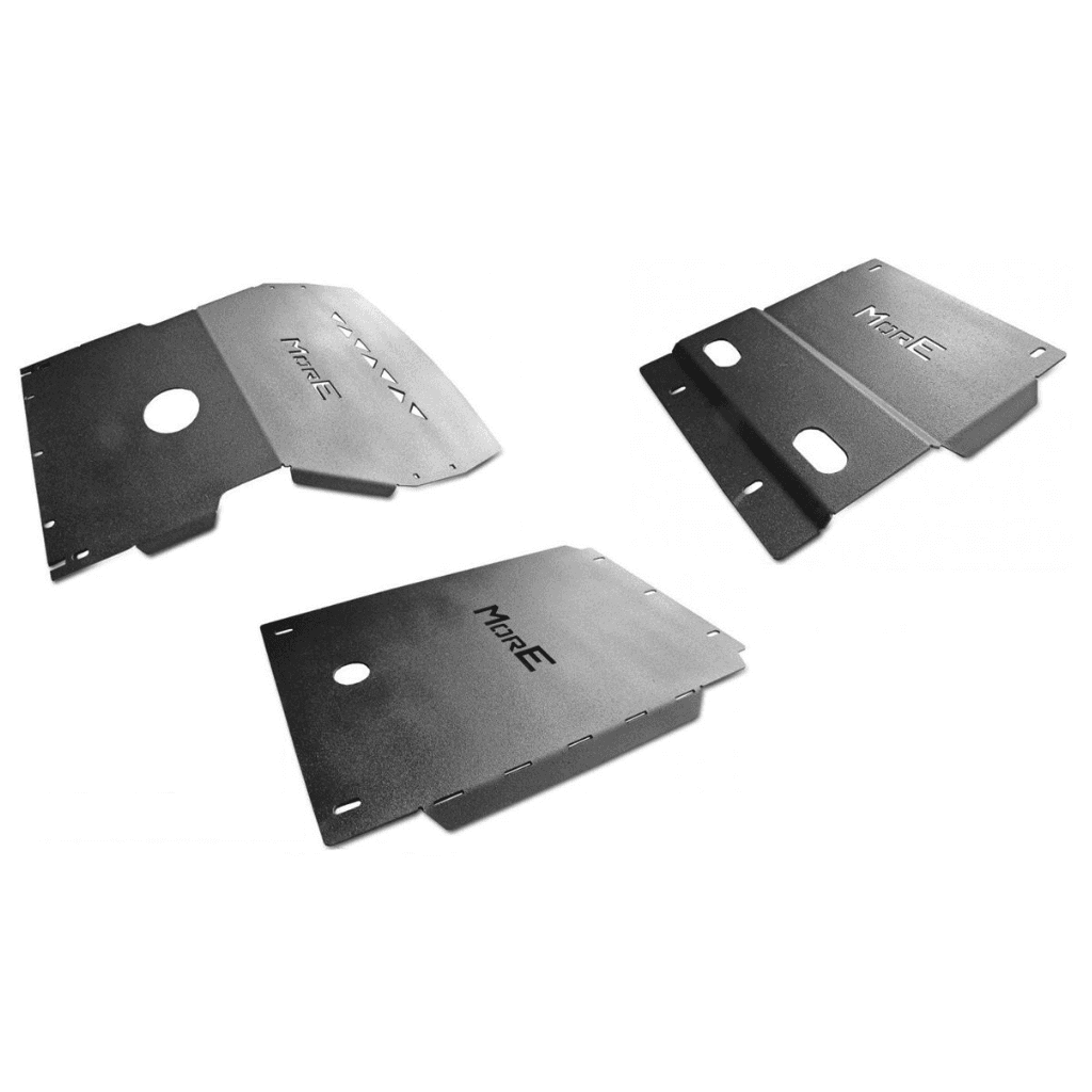 Aluminium hasplåt kit for MOZ012 stötfångare MorE 4x4 Diesel SWB Toyota Prado 90 series 1996-2002